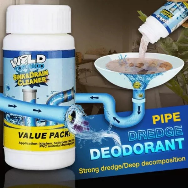 Poudre De Nettoyage Pour Egouts, Déodorant Puissant Pour Tuyau, Décontamination Des Eaux Usées, Pour Déodorant, Pour La Cuisine, Les Toilettes, la Baignoire
