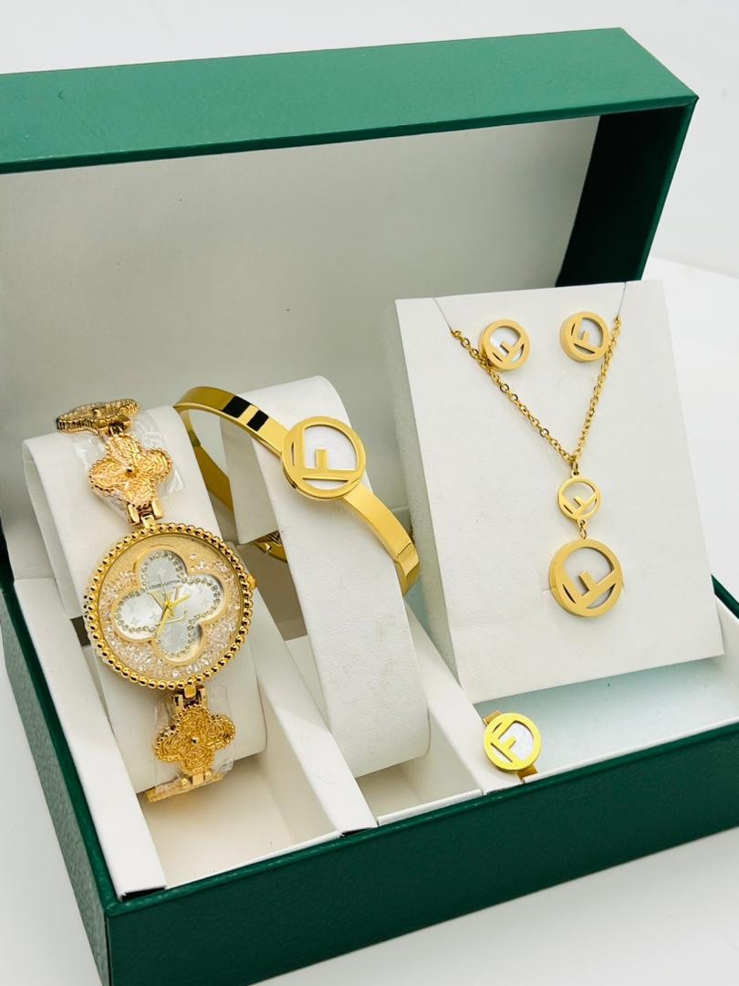 Ensemble Coffret De Bijoux En Plaqué