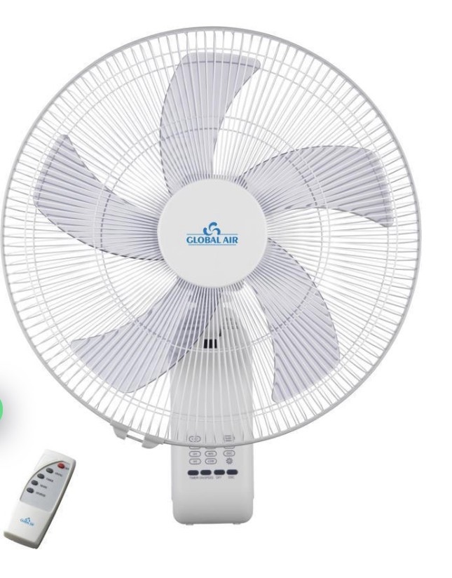 Pack De 2 Ventilateurs Mural Avec Commande Global Air/ Continentale FB-40R À 5 Hélices