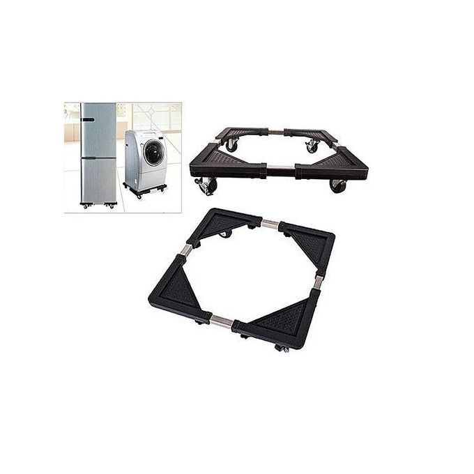 Support Roulant Socle Machine à Laver Réfrigérateur Chariot Réglable
