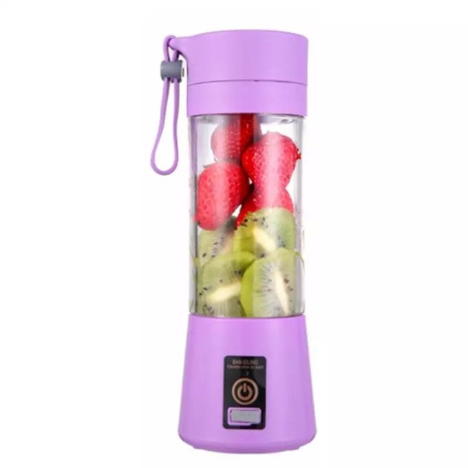 Mini Mixeur De Fruits Portable Electrique Rechargeable Avec USB – 380ml – Rose