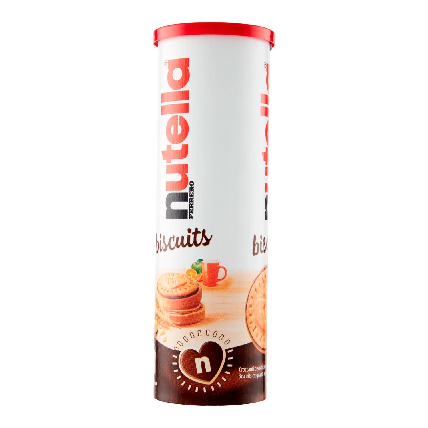 Biscuits Nutella Ferrero - Dans Un Emballage Tube sans Ecrasement - 166G