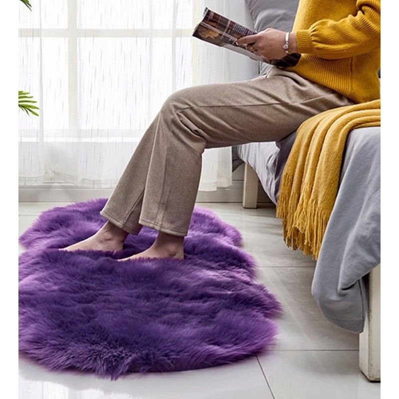 Tapis en Fausse Fourrure Housse