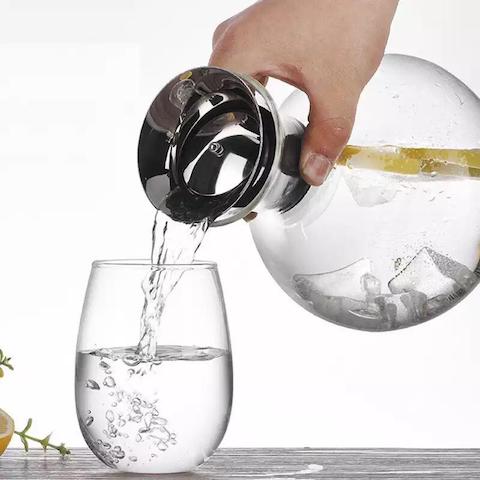 Carafe 5 pièces en verre 1 Litre