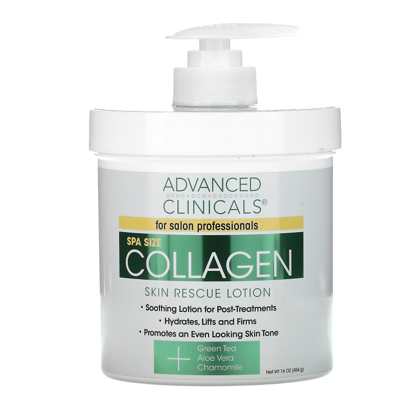 Advanced Clinicals Collagen Skin Rescue Lotion