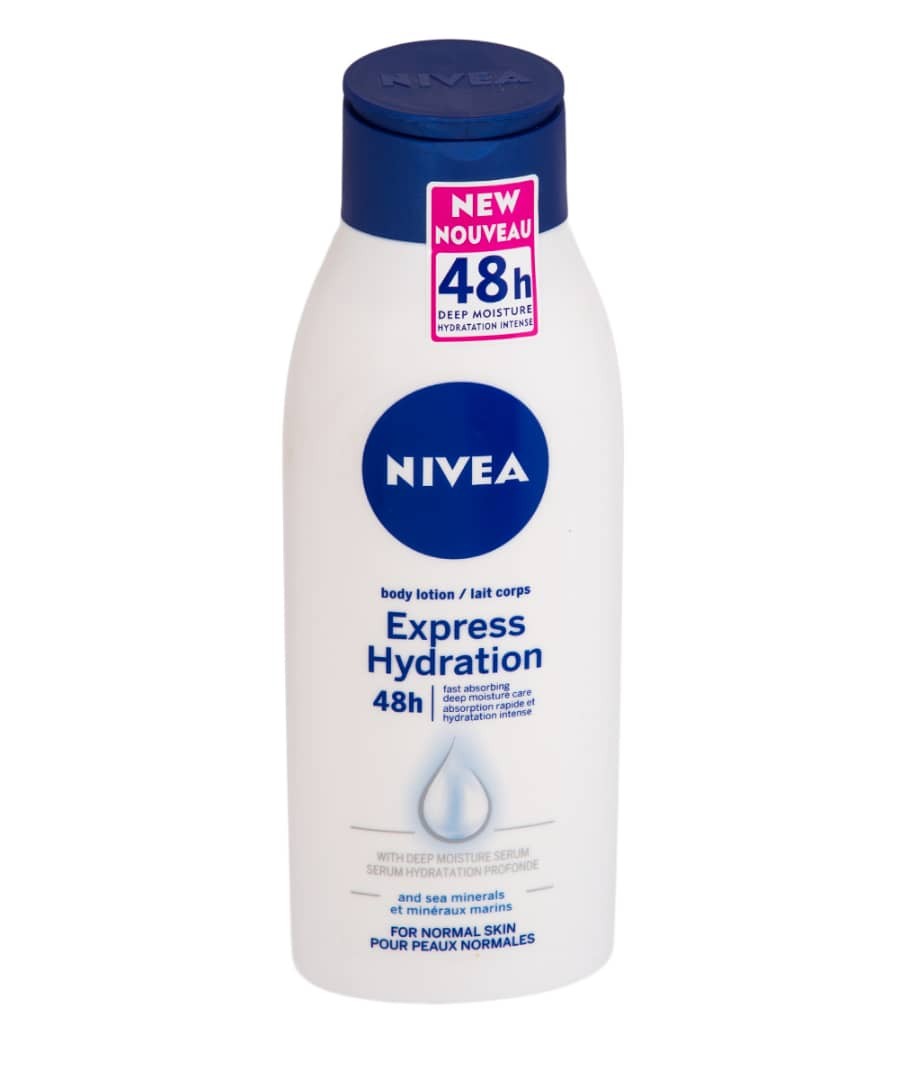 NIVEA Lait Crème Nourrissant 48h (400 ml), Crème Hydratante Peaux Sèches à Très Sèches, Soin enrichi en Concentré de Soin NIVEA & Huile d’Amande Douce naturelle