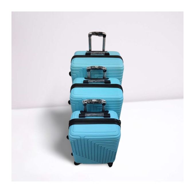 Lot De 3 Valises – 4 Roues – Code De Sécurité