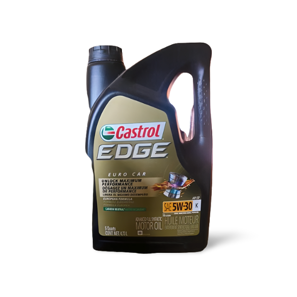 Huile À Moteur Synthétique Castrol Edge Sae 5W30 K Euro Car Unluck Maximun 5quart