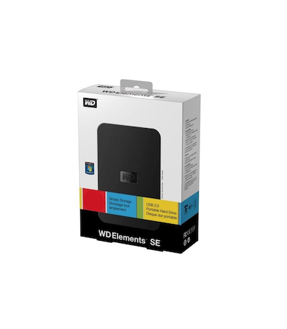 WD Boitier Externe Disque Dur USB 2.0 - USB 3.0 - Noir