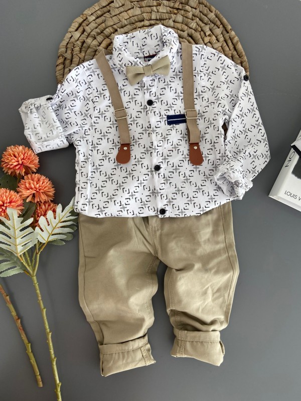 Ensemble Bretelles Garçons   1-3 ans