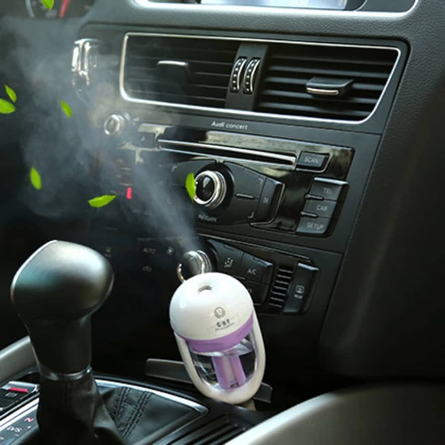 Humidificateur D'air De Voiture Et Diffuseur D'huile Essentielle D'aromathérapie