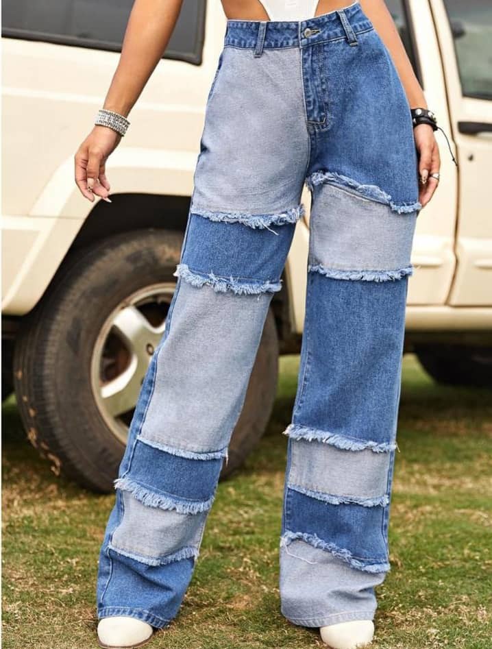 Jean Large Pour Femmes