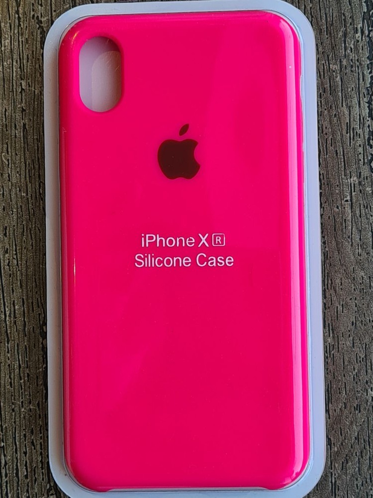 Coque En Silicone Fuchsia Pour iPhone xr 1 Pack Apple