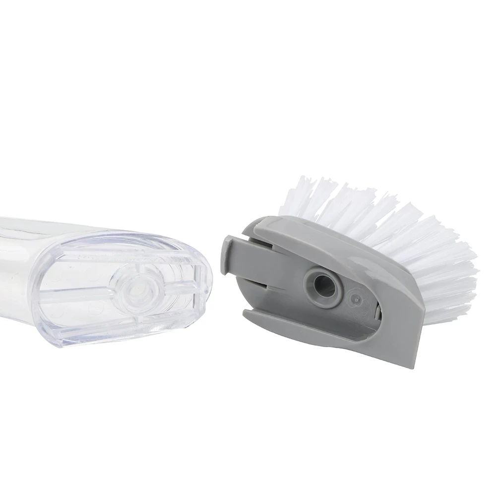Ensemble De Brosses De Nettoyage De Cuisine, Articles De Table Créatifs, Ensemble D'outils De Lavage A Long Manche, Ajout Automatique De Brosses A Eponge Liquide