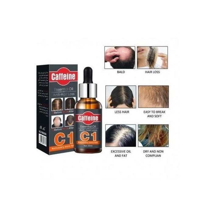 Huile Anti Chute De Cheveux Caffeine  Pousse Cheveux