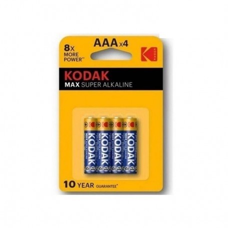 Piles Kodak Alcaline Batteries Tailles AAA X 4 PBK209 1,5v