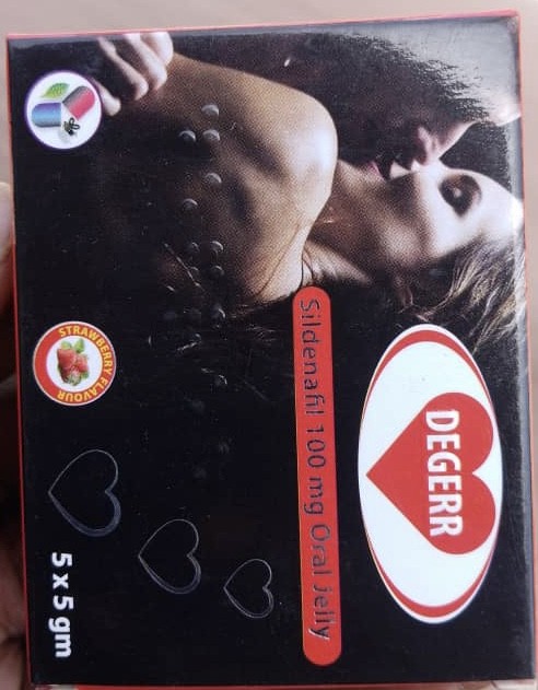 Degeer Sildenafil 5 Mg Boîte De 5 Sachets pour Dysfonctionnement érectile Idéal pour les Troubles Sexuels.