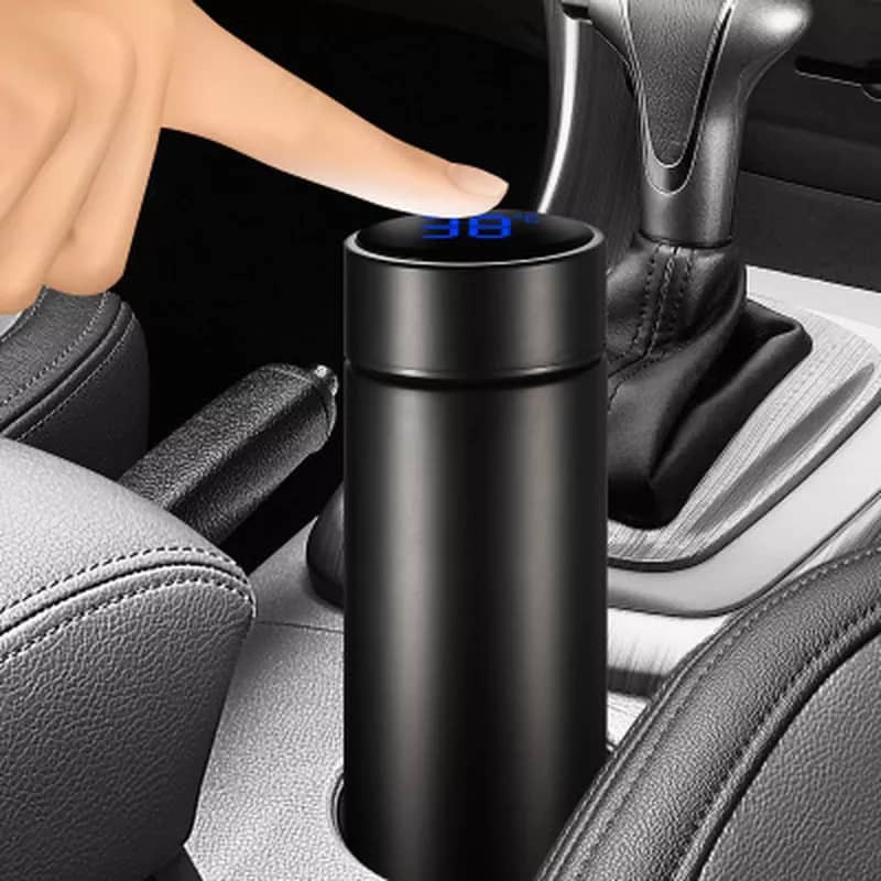 Bouteille Thermos En Acier Inoxydable De 480ml, Avec Affichage Intelligent De La Température, Tasse Thermos Portable, Cadeau D'affaires, Bouteille D'eau Personnalisée