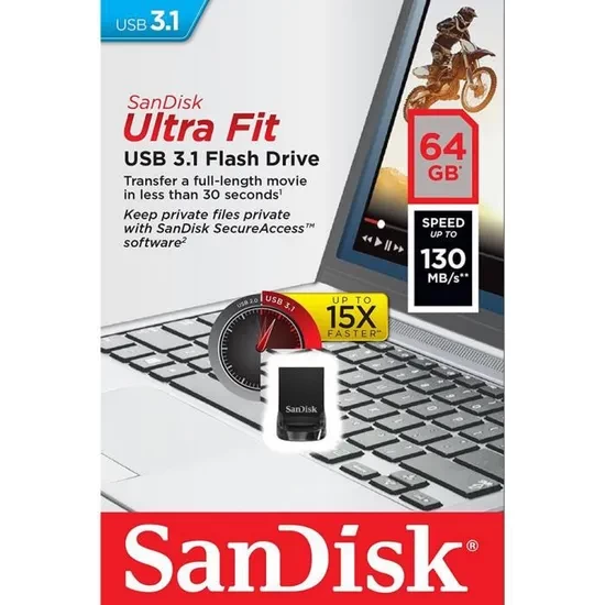 Sandisk Ultra Fit 64 Go / USB 3.1