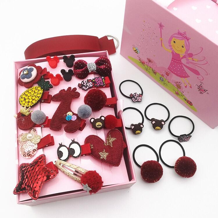 12 Pièces Barette Enfant Pinces À Cheveux Avec Nœud Papillon Décoration