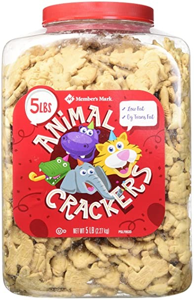 Member's Mark Animal Crackers, 2,3 kg Biscuit Agréable Avec Bonne Une Saveur