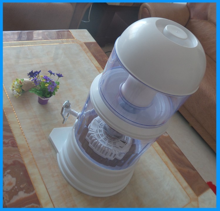 Fontaine 16L Filtre À Eau Barils Minérale Pot D'eau Traitement Filtre Alcaline Droite Boisson Seau Distributeur D'eau Minérale Purificateur