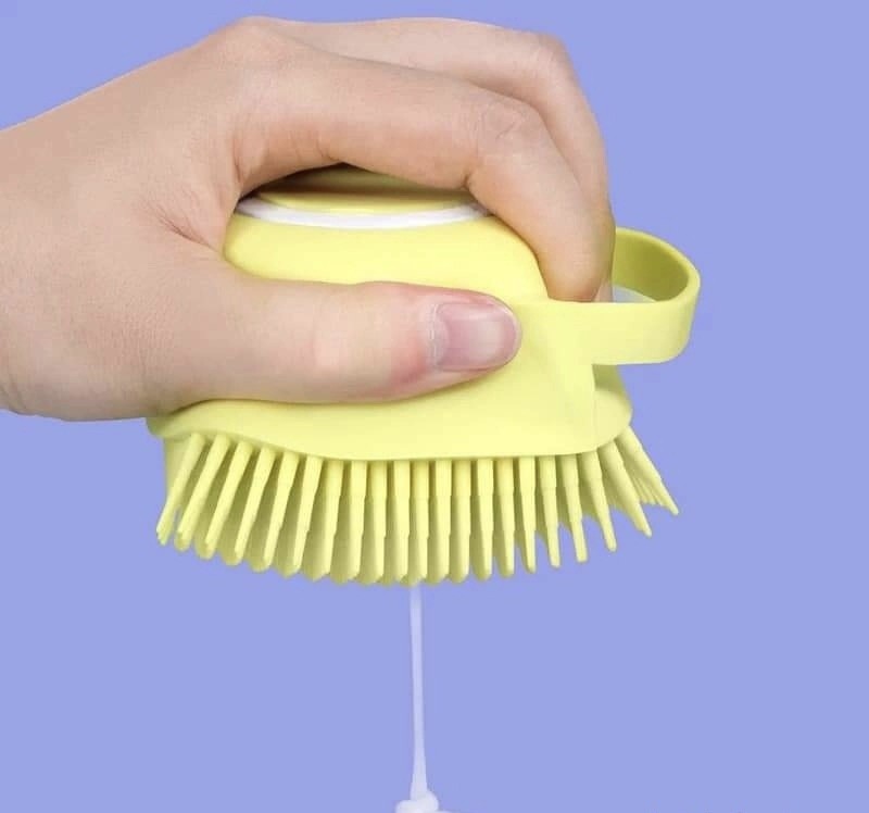 Brosse Exfoliant pour Bain-BROSSE DE BAIN EXFOLIANT DOUX MASSAGE EN SILICONE - ECOLOGIQUE