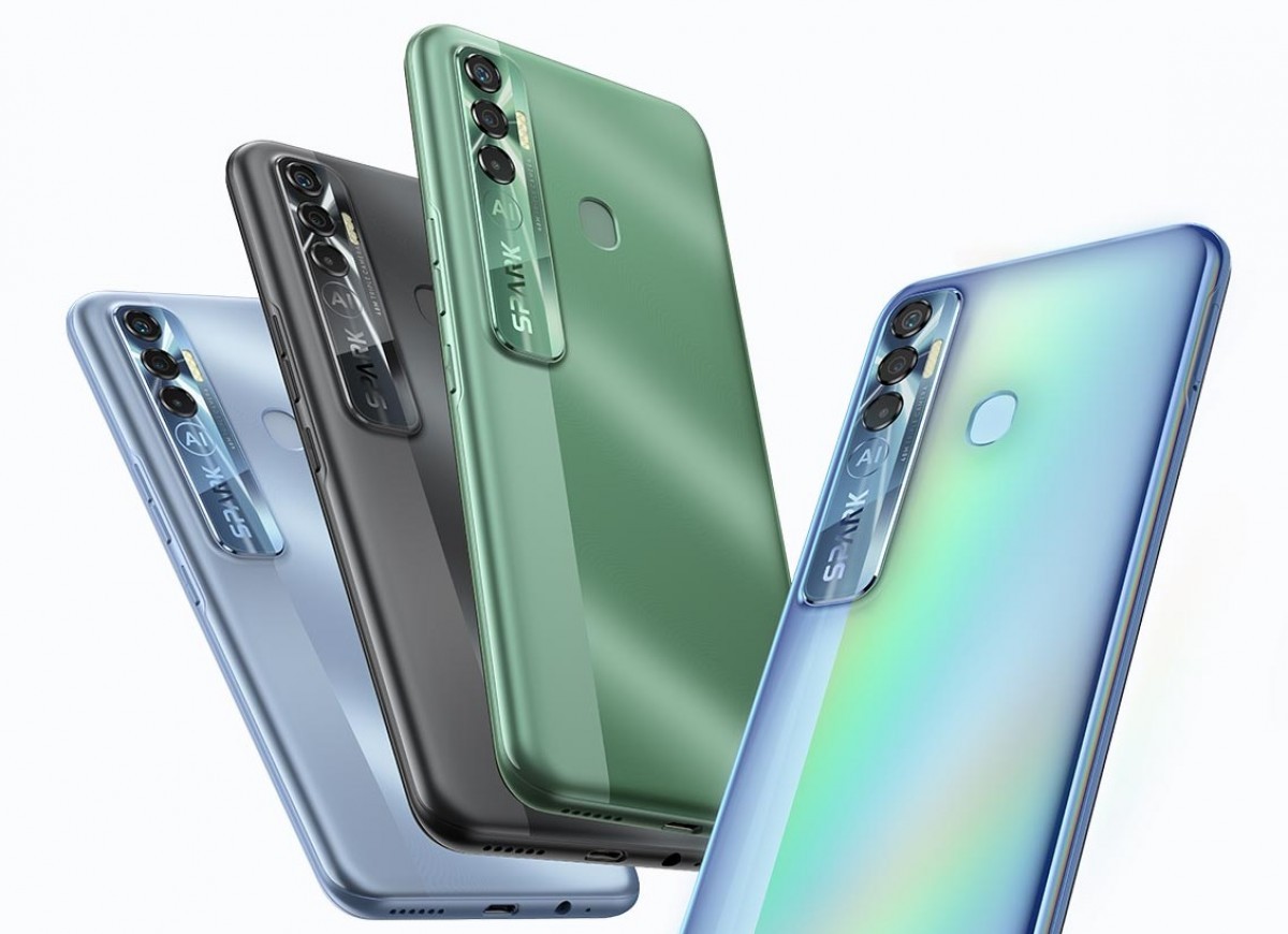 Tecno Spark 7 - Ecran 6.8" - ROM 64Go - RAM 4Go 5000mAh