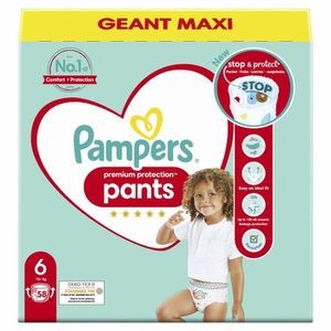 Couche Pampers Pants Taille 6 Couches 19 Pour Enfant Plus De 15+ Kg Confort Fit 360°