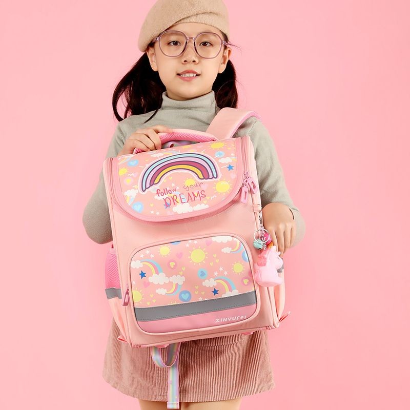Sac À Dos D'école 3D Motif Licorne Pour Enfants, Fourre-Tout D'école, Léger, Etanche, Pour Filles