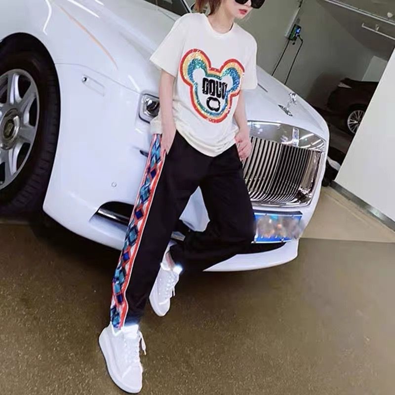 Ensembles De T-Shirt Et Pantalon Pour Femme