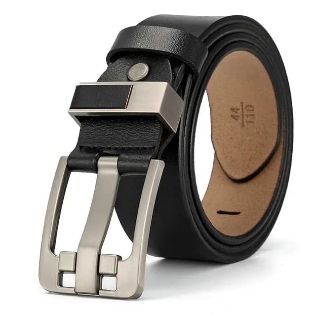 Ceinture Homme En Cuir Original/ Boucles En  Zinc, Ceinture En Cuir Véritable Pour Hommes, Haute Qualité, Bracelet De Luxe