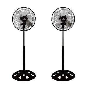 Global Air Mini Ventilateur Sur Pied-Noir