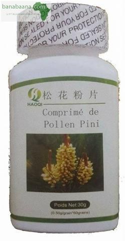 Comprimés Pollen Pini Complément Bio Boites De 60 Pour Soigner L'estomac Règle Le Cholestérol