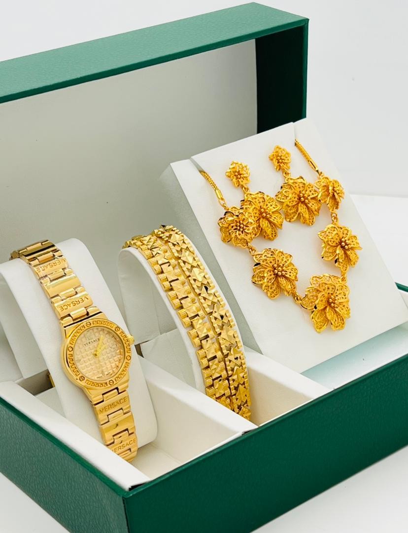 Ensemble Coffret De Bijoux En Plaqué