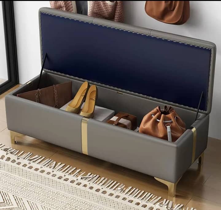 Tabouret De Changement De Chaussures, Entrée À La Maison, Armoire À Chaussures, Magasin De Vêtements, Rangement Au Bout Du Lit, Vestiaire, Longue Bande, Tabouret De Canapé Assis