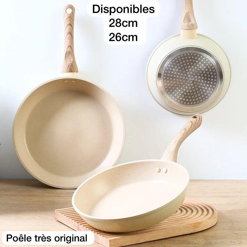 Poêle À Frire Antiadhésive De 28cm Woks, Pour Casseroles De Cuisine, Friteuse À Induction, Outils Pour œufs, Ustensiles De Cuisine Pour Chauffage À Induction, Cuisinière À Gaz