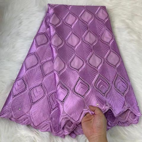 Mode Tabaski Brodé 100% Coton 5 Yards