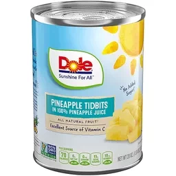 DOLE 100% PINEAPPLE JUICE 1.36L Juice 20 Oz. Naturellement Sans Gluten