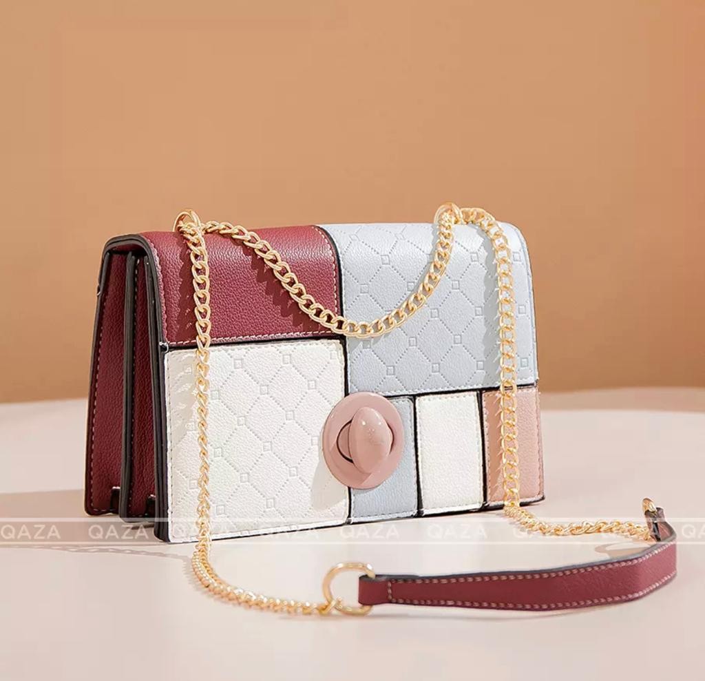 Sac Bandoulière Avec Chaine  Multicultures Pour Femmes