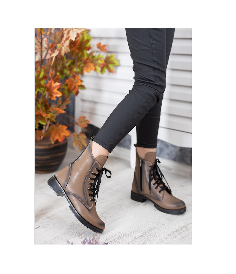 Chaussure Bottine Lacet pour femme