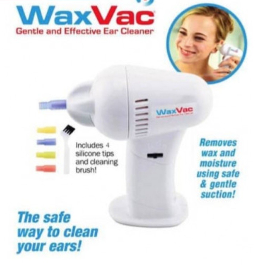 Aspirateur d'Oreille Doux sans fil WaxVac avec Lumière LED