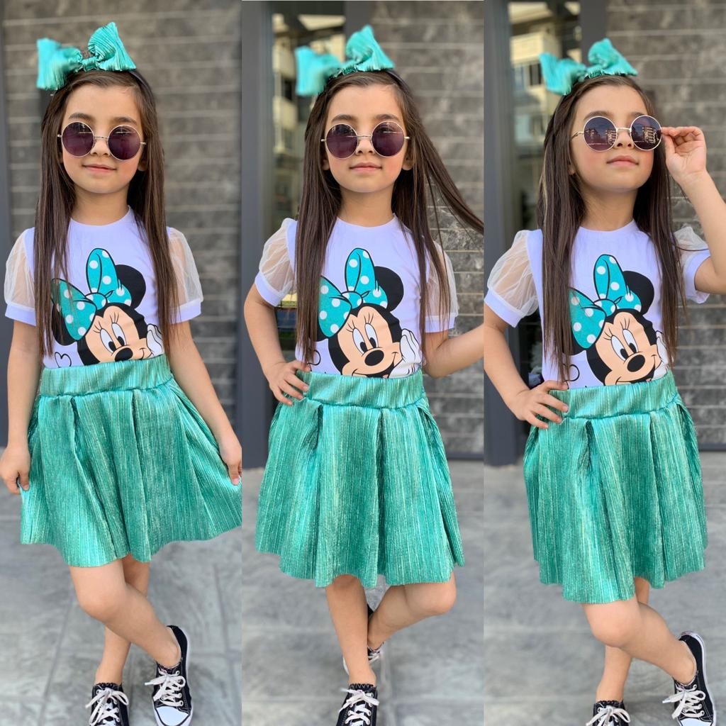 Ensemble 2pieces Jupe+haut 1-10ans