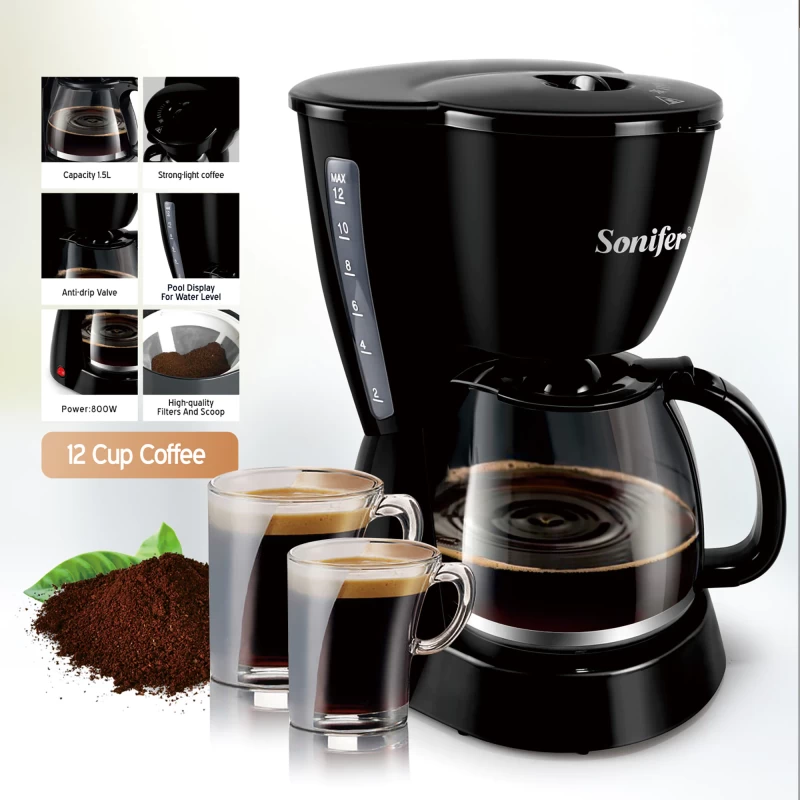 Sonifer – Machine A Café Electrique 800W, 220 l, Pour Usage Domestique, 15 Tasses De Thé, Lait, Pour Cadeau