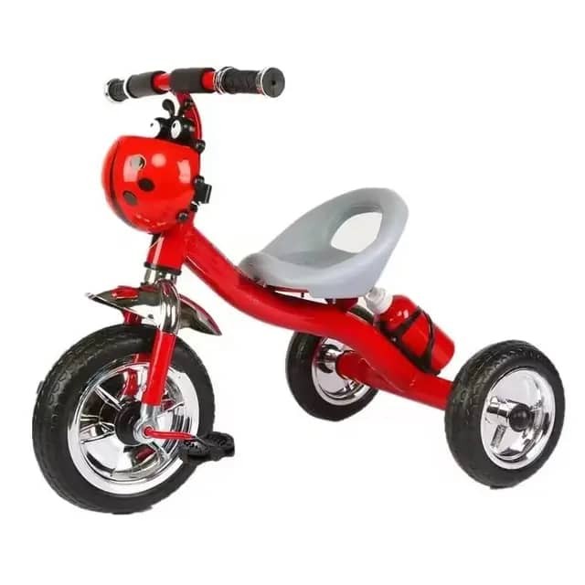 Tricycle  coccinelle mignon pour 1-4 ans Tricycle de sélection multicolore avec bouteille d’eau