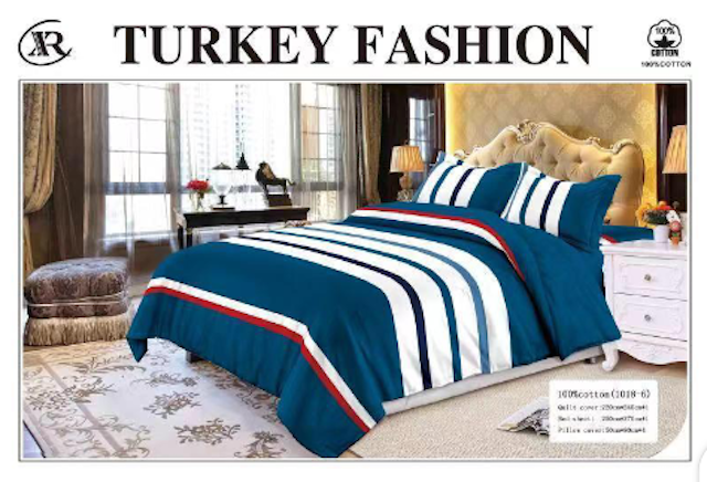 Drap Double Lit en coton - 6 pièces