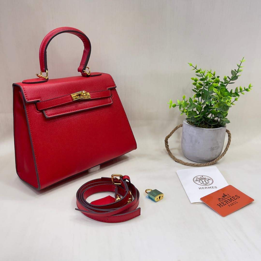 Sac à main Hermes Kelly 35 cm en cuir Courchevel gold