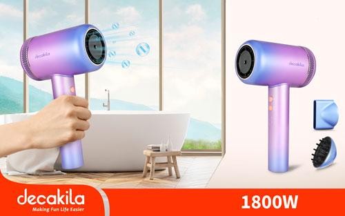Sèche-cheveux Super Rapide, Super Speed Hair Dryer Decakila 1800W