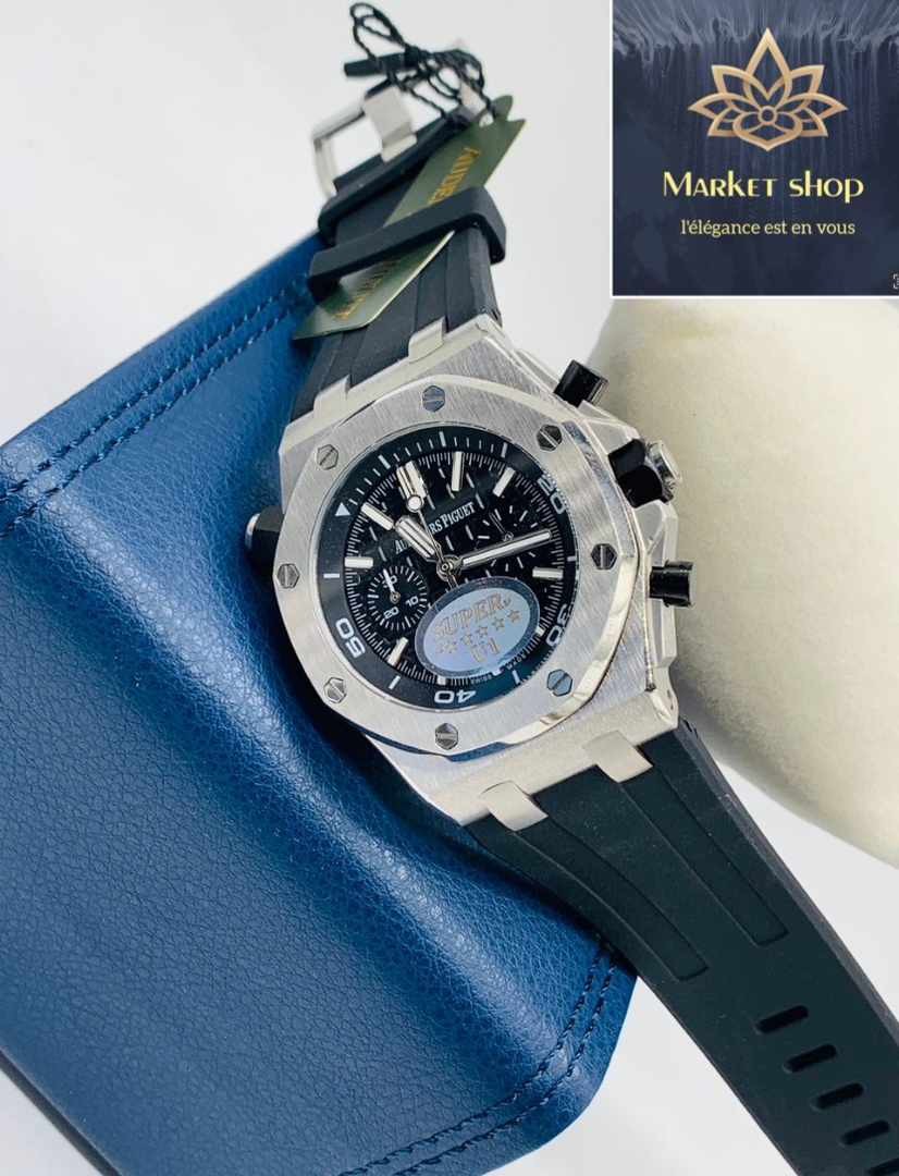 Cagarny 6861 Modèle à carreaux à carreaux à carreaux de quartz Strap en silicone de quartz