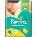 Couche Pampers Taille 1 Pack 43 Poids De L'enfant 2 à 5Kg